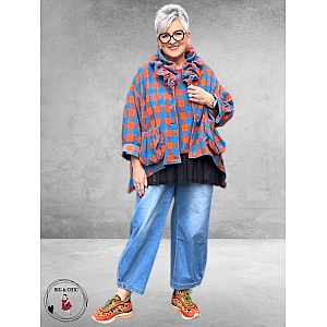 VINCENZO ALLOCCA Vest Oranje/Blauw